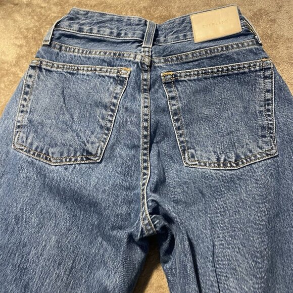 Everlane Jeans Womens Size 24 The Curvy 90's Cheeky Straight Button Fly Pants - Picture 5 of 10